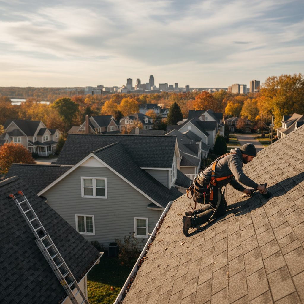Professional roof maintenance services in Dayton Ohio